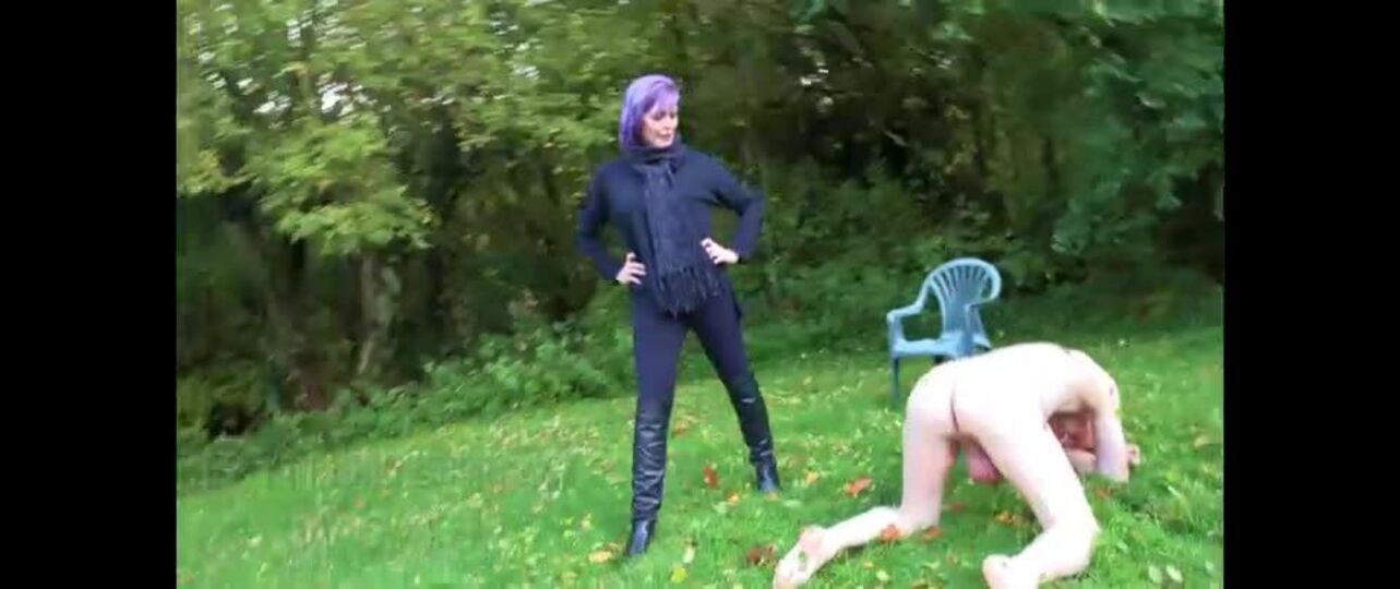 Ballbusting World Ppv – Lady Valeska – Outdoor Ballbusting – Valeska Vs The Rambler – Ball Abuse