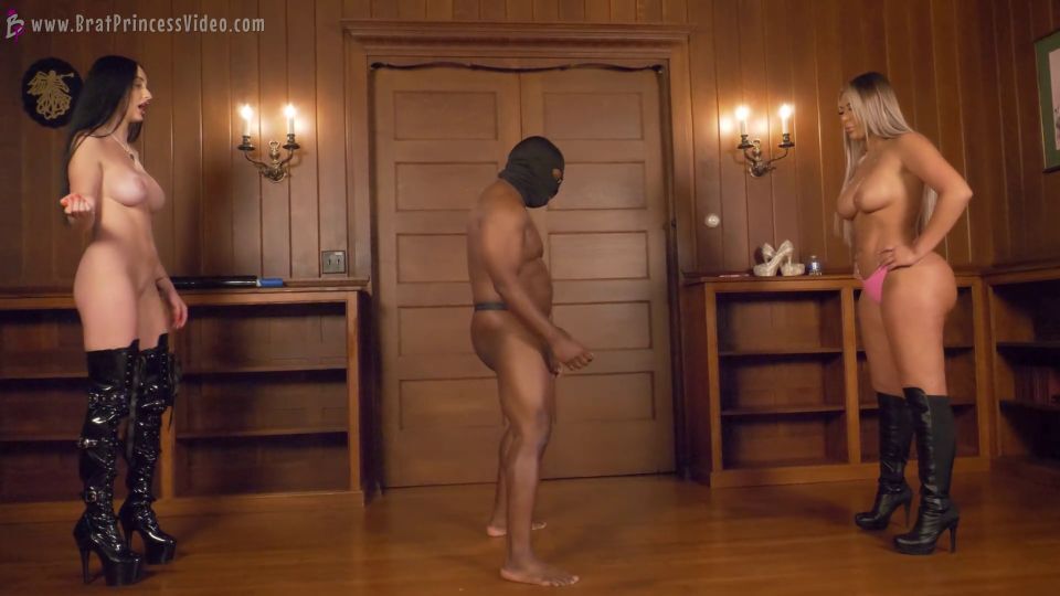 Brat Princess 2 – – Ava And Violet – Nude Ballbusting By Goddesses galery screen 4