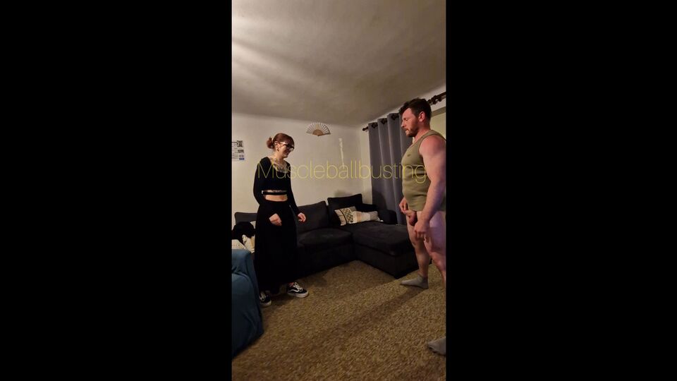 Muscleballbusting – My Sisters Best Real Life Friend Ballbusts Me June galery screen 1