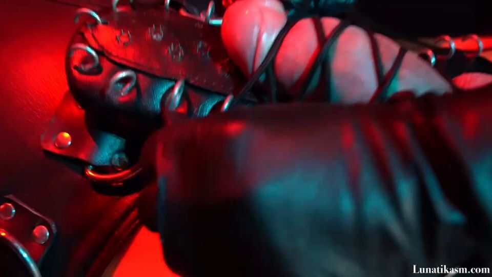 Mistress Lunatika – Cock And Nipples Stapled