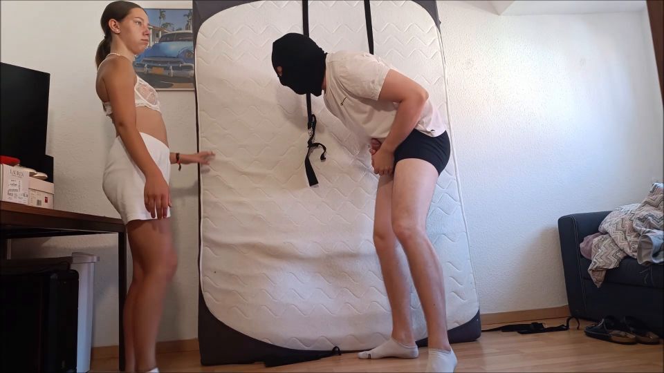 German Balls Busted – Ballbusting In Transparenter Unterwsche galery screen 3