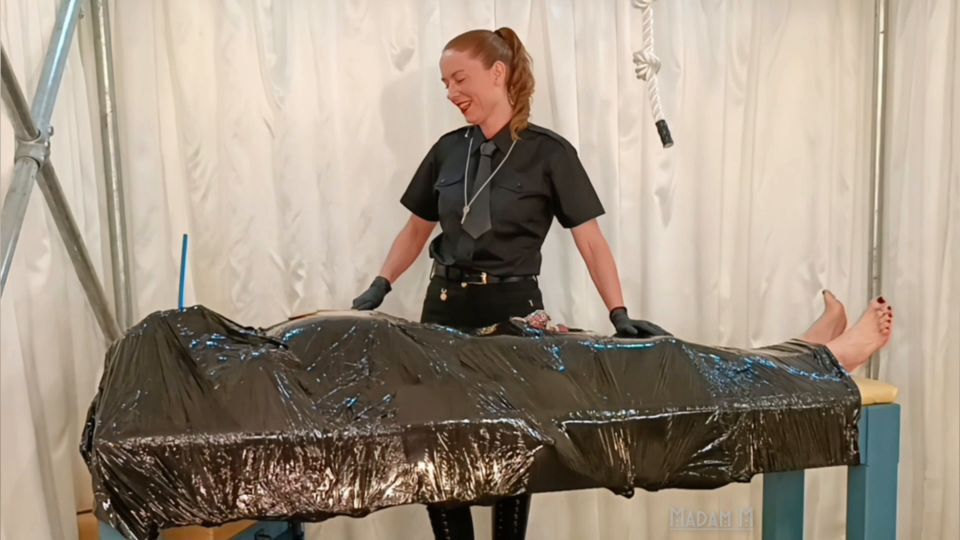 Madam M – Merciless Metal Cbt Whipped Spiked And Stretched Full-body Wrap Bondage Domination