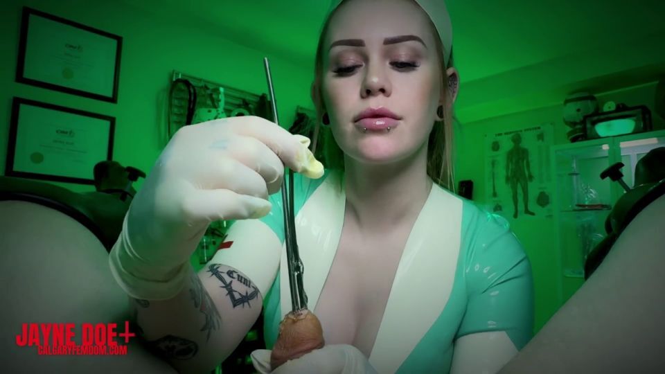 Jayne Doe – Nurse Jayne Sounds Patient And Extracts Sper