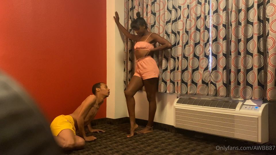 Awbb87 – Goddess Kush Ko – Sweatshorts With Nothing Under Them