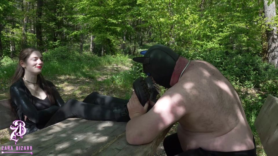 Zara Bizarr – Forest Punishment – Boot Licking Ballbusting