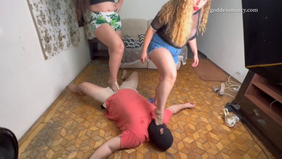 Goddess Marcy And Goddess Val – Brazilian Girls Barbarizing Ballbusting